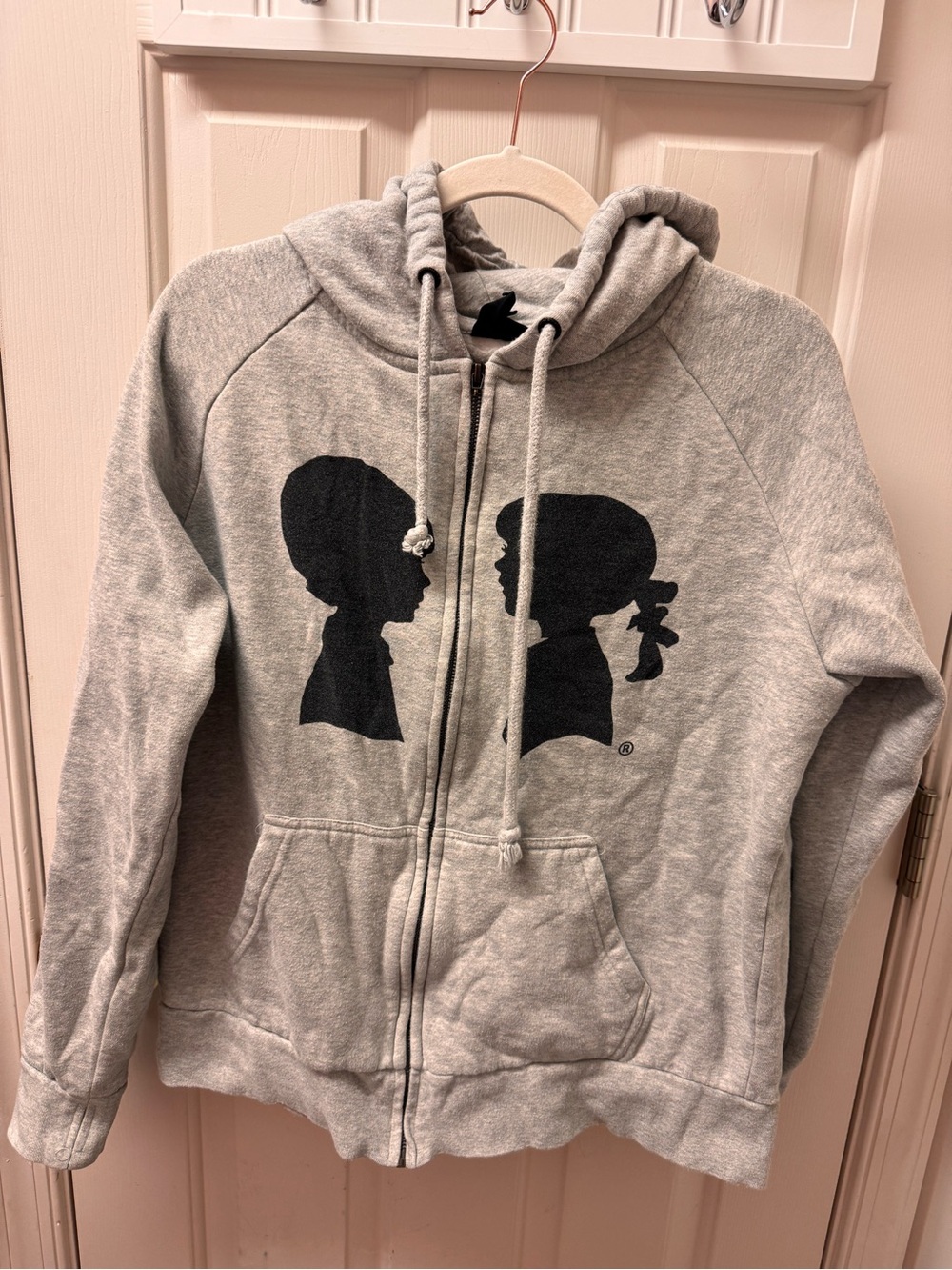 Boy Meets Girl grey hoodie